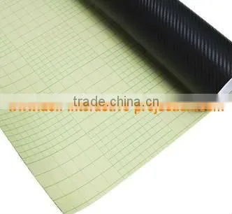 Best price great promotion black 3D carbon fiber vinyl film