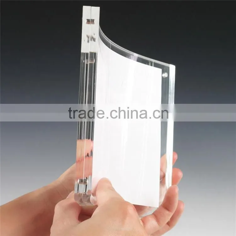 Flexible display price, transparent display price, acrylic price tag display