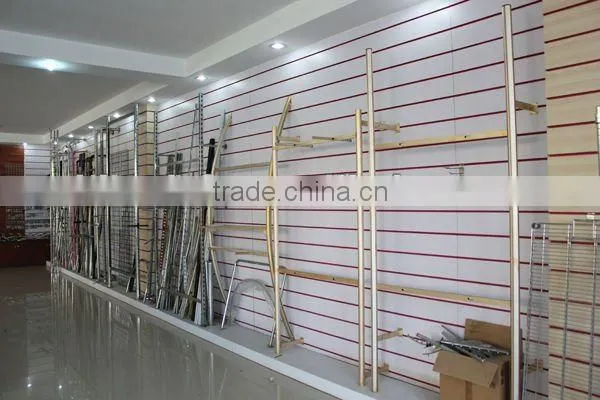 Supermarket display perforated metal hook