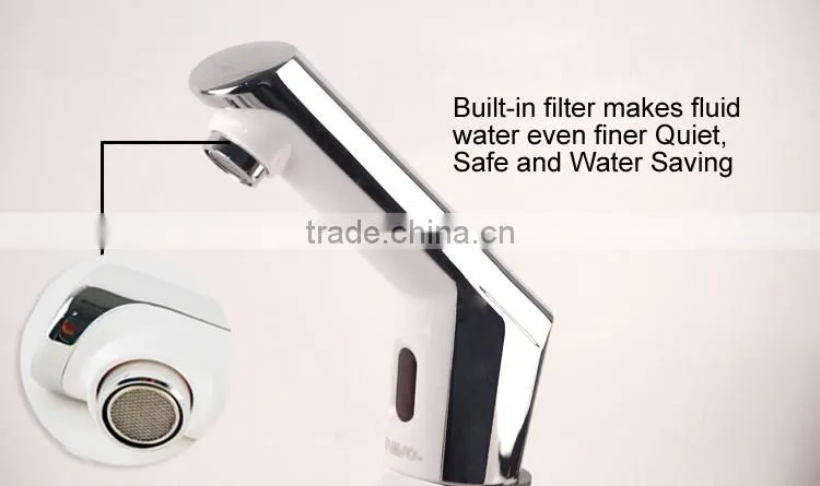 lavatory sink tap, automatic bathroom faucet, infrared sensored washroom accessory