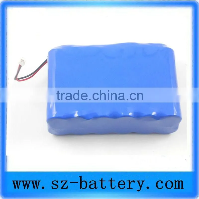 Deep cycle battery 7.4V 12ah lithium ion battery pack with medical devices