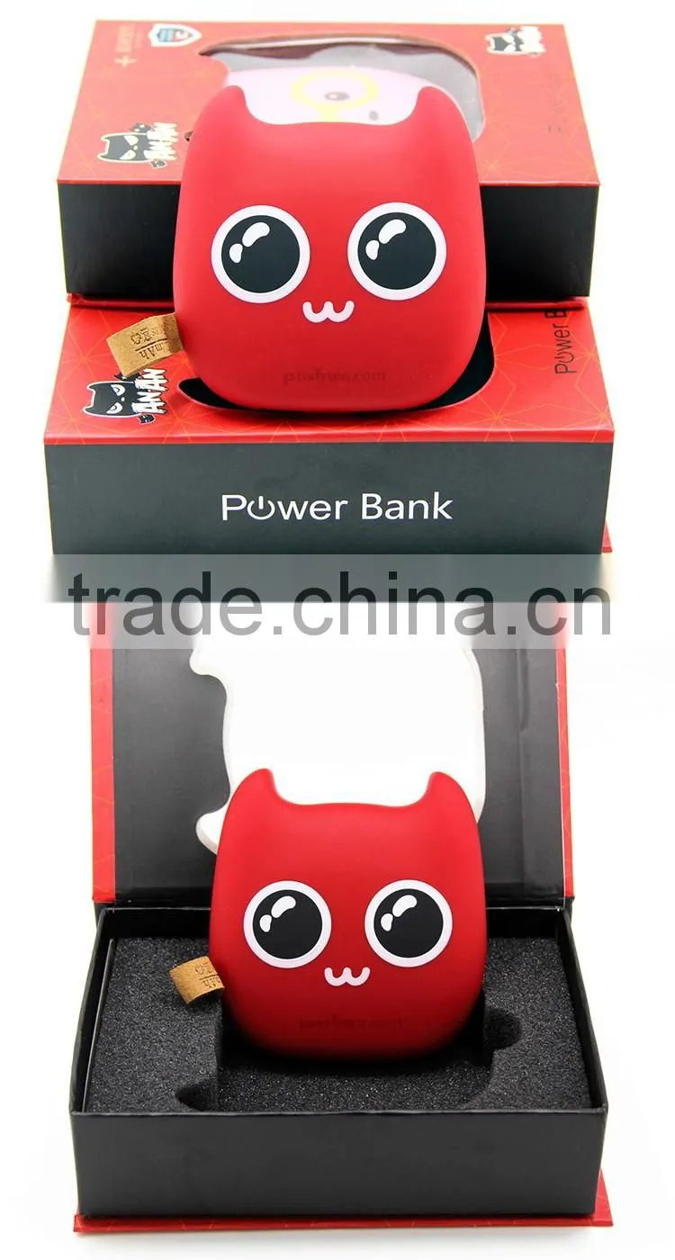 For starbucks power bank charger 7types of cute cartoons power bank smart 2.1-1-0.5 output