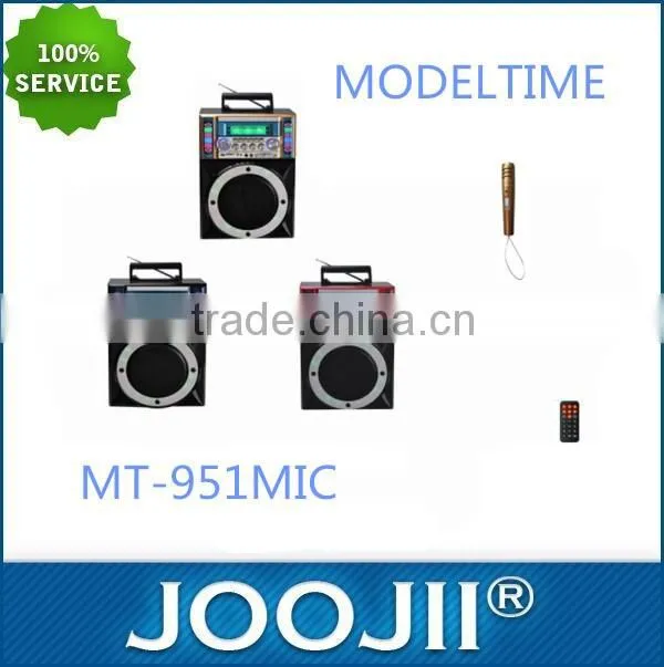 2016 HOT SELL FM/AM/SW1-7 RECEIVER RADIO KARAOKE JACK&AUX IN