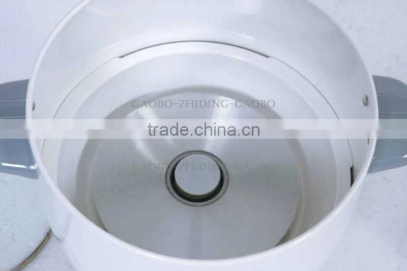small drum rice cooker with steamer glass lid flower printing