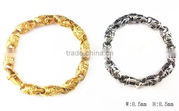 AB174 hand-knitted bracelet, fashion stainless steel bracelets for summer