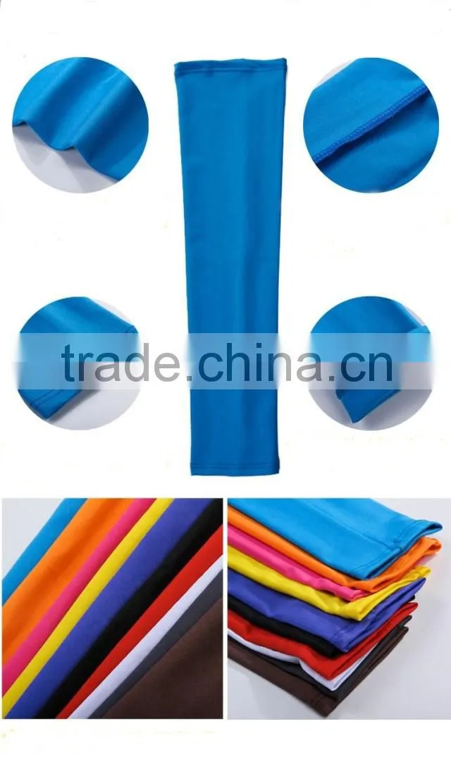 custom logo compression arm sleeve for sport