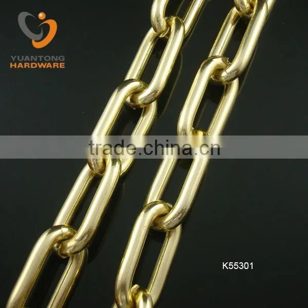 women necklace accessry chains ,light gold color rope chain