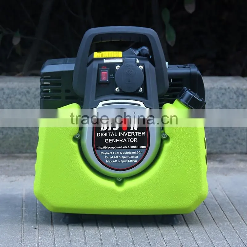 BISON 220v Super Silent 1000 Watt Portable Gasoline Inverter Generator