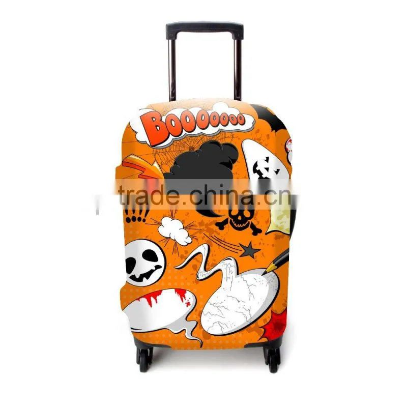 Luckiplus Spandex Fabric Trolley Case Cover Unique Technology Luggage Cover
