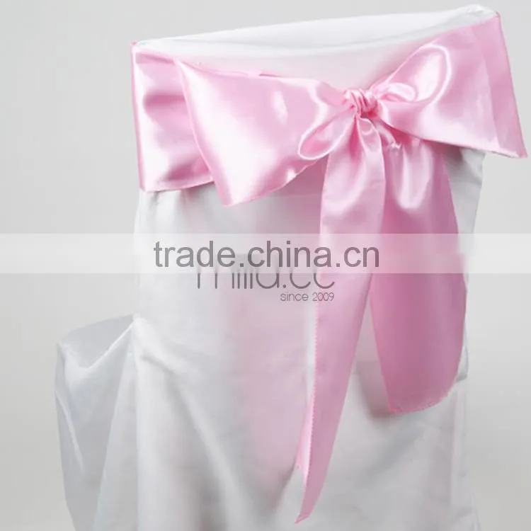 Wedding Chair Bow Tie Satin Chair Sash for Banquet