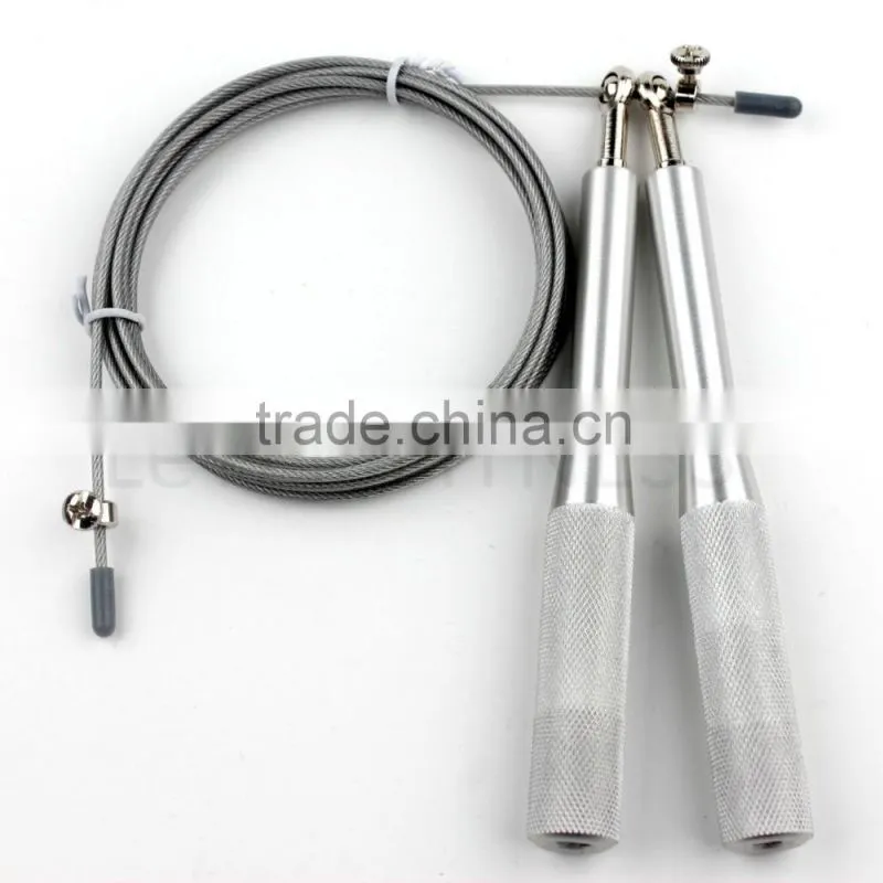 Alumunum Speed Jump Rope with Long Metal Bearing