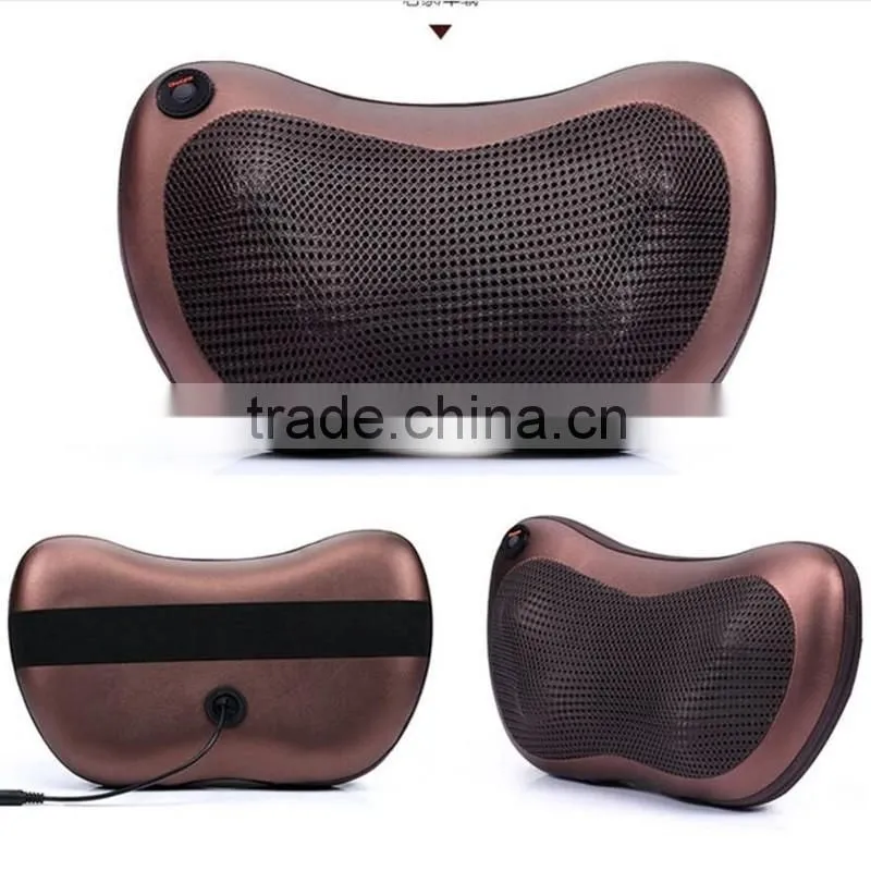 Hot 2016!! Infrared Heating Car Double Massage Device Neck Massage Pillow Massage Car Massager Cushion,Car Seat Covers,Headrest
