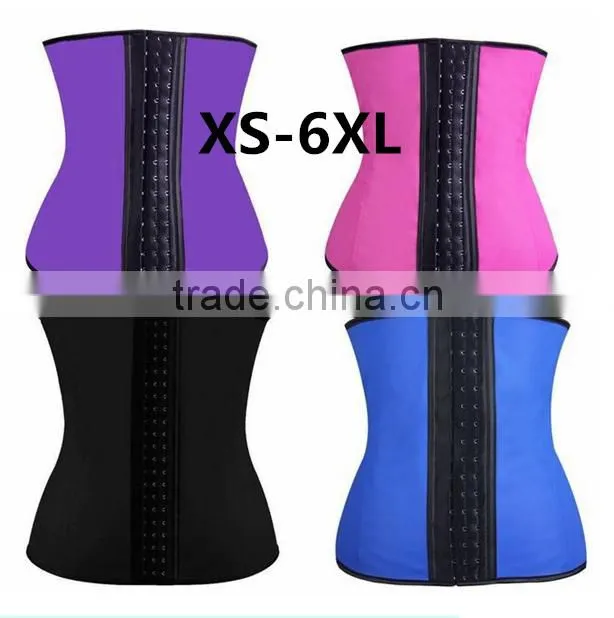 Top Seller Wholesale Latex Waist Training Corset 100%Colombian faja Latex Waist