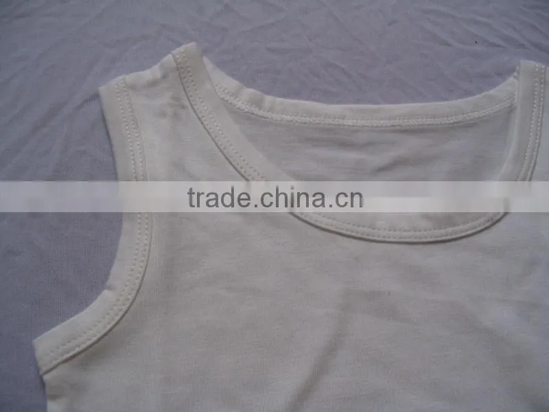 100% Cotton Blank Bodysuit Baby Sleeveless Romper
