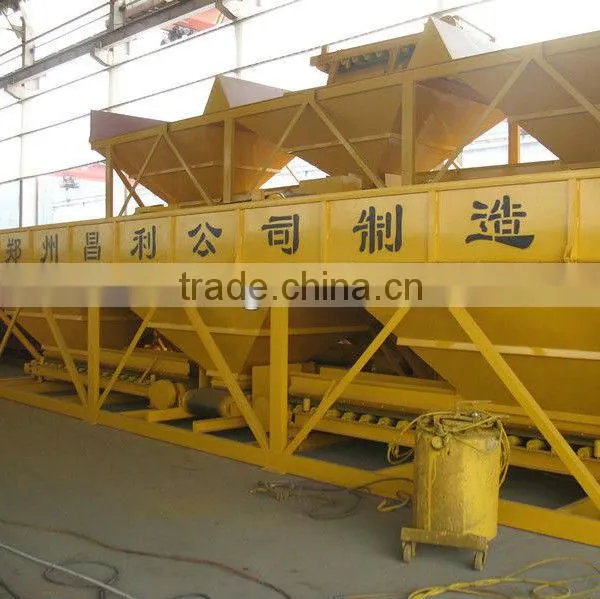 4 Aggregate Bins Concrete Batching Machine in Brazil