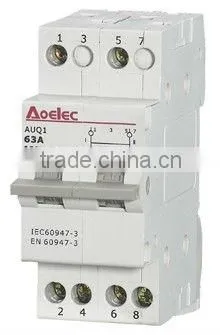 AUQ1 din rail mounting 16A Changeover Switch