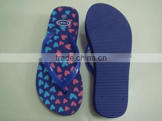 663 LOULUEN China New Model Women EVA PVC Printed Slippers