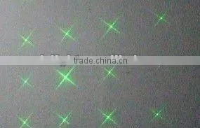 red and green laser light