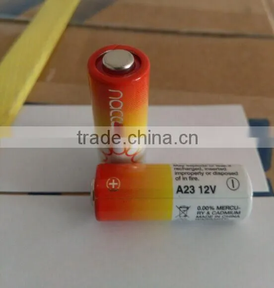 high performance 23A alkaline battery 12v