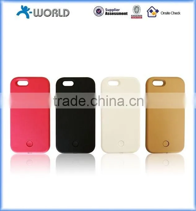 Flashing light selfie use Illuminated LED light up phone case