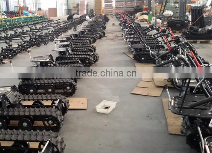Hot selling all terrain transportation tool crawler mini dumper for farm, construction, forest