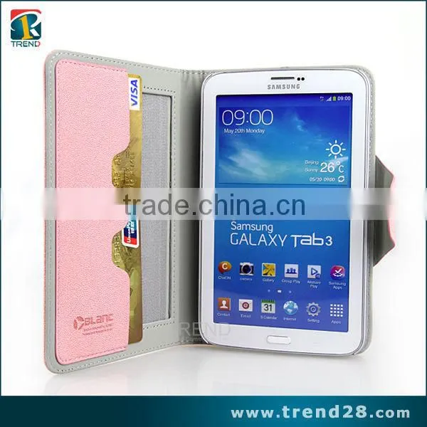 High quality fashion design tablet leather case for samsung tab 3