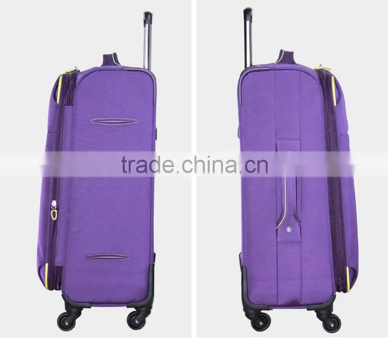 beautiful aluminum trolley handle luggage spinner luggage