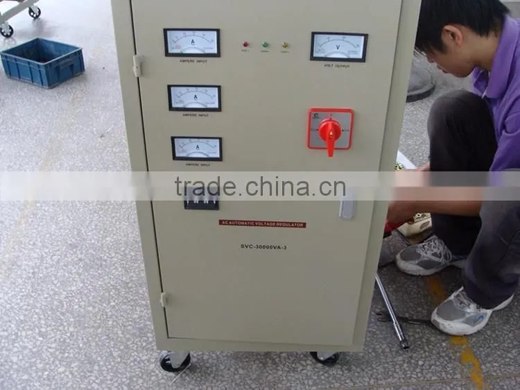 SVC LED display 3 phase refrigerator voltage stabilizer