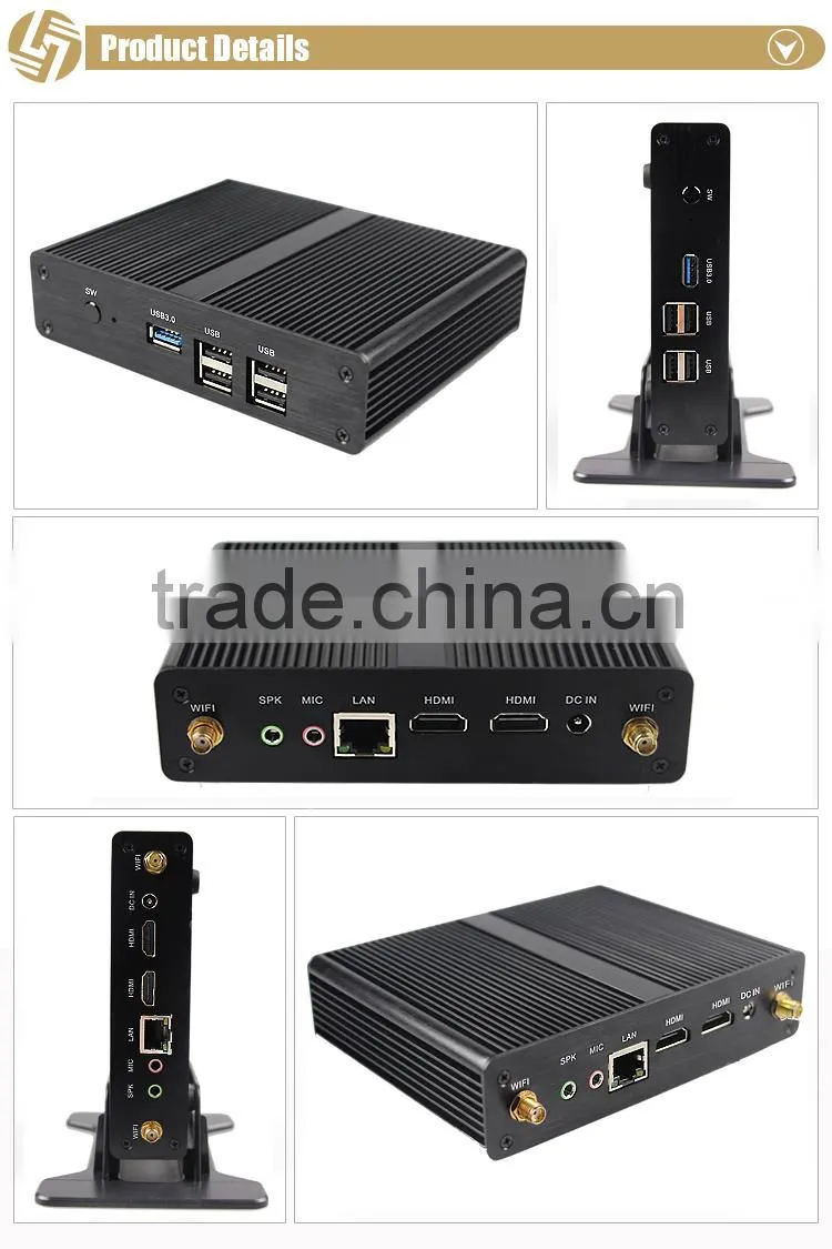 Latest computer models N2810 dual core 512GB SSD mini pc linux wifi