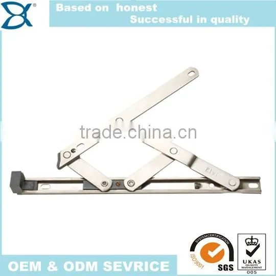 Stainless steel square window accessories friction stay upvc window hinges