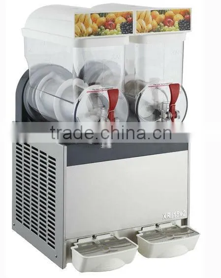 With double bowls commercial slush freezer