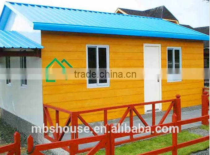 2014 Newest Modern style prefabricated house,light steel villa for the appartement
