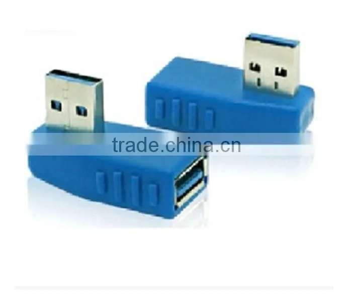 High Speed USB 3.0 Male to Female UP Left Right Angled 90 degree adapter