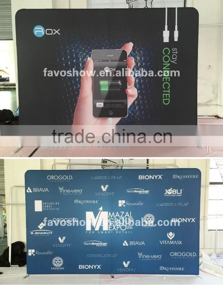 Tension Fabric Display Stands For Exhibitions