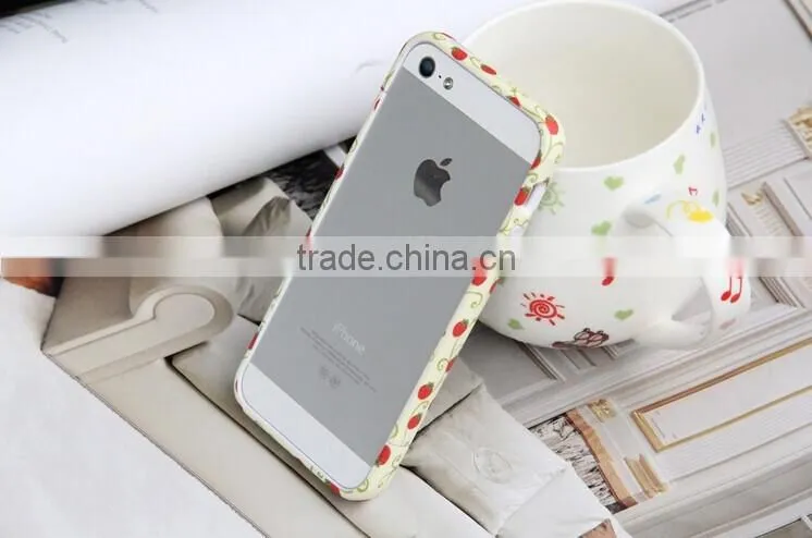 Lovely Country style For iphone6 Bumper Case two parts with Pastoralism Broken Flower