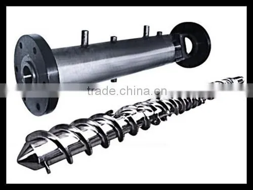 Supply different kinds screw and barrel for plastic machine to over the world