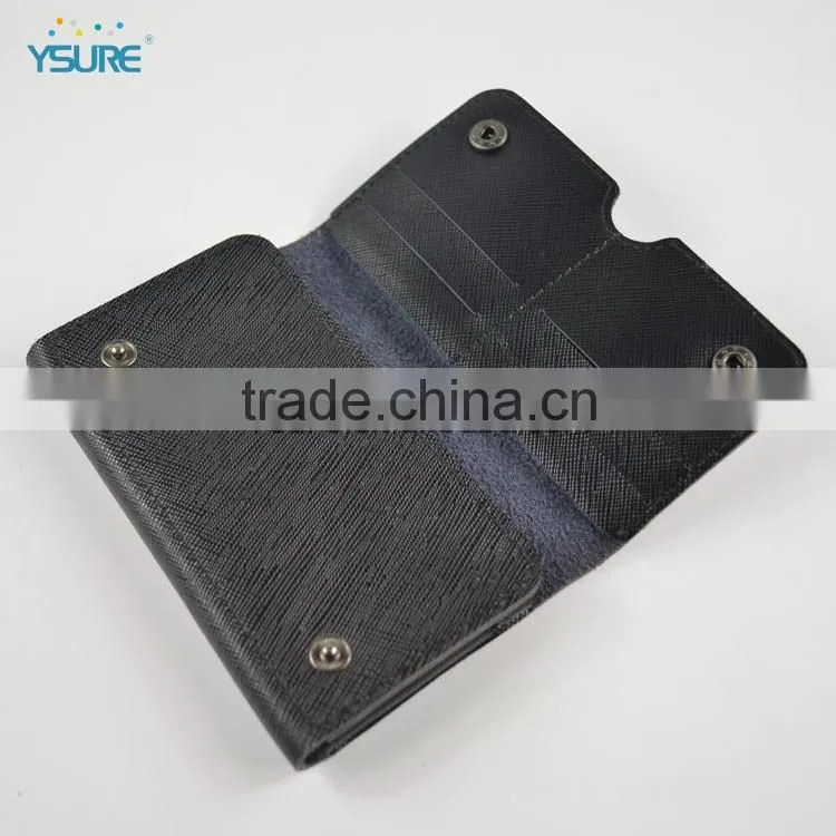 real leather case skin flip cover pouch wallet for iphone 4 4s