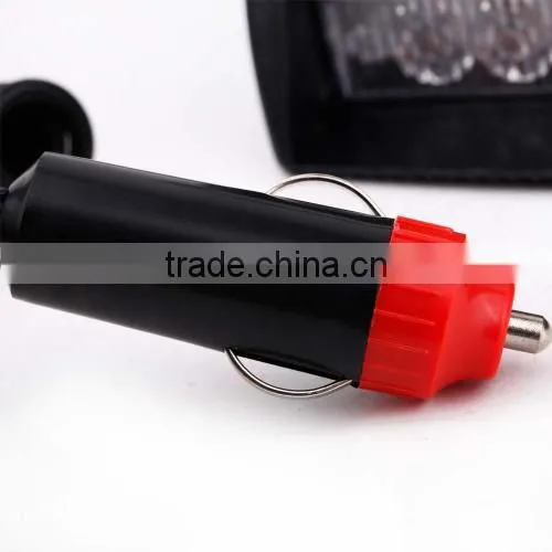 18 LED 12V Strobe Emergency Flashing Warning Light + Car Cigarette Adapter