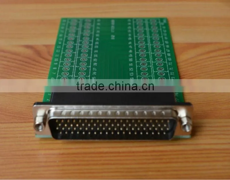 high-quality d-sub 78 pin male connector with Terminal block 5.0 Pitch