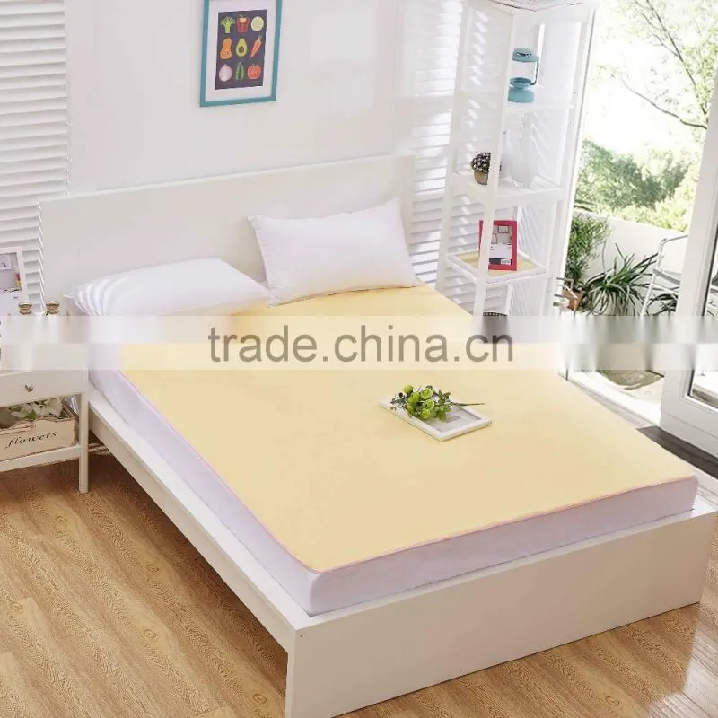Cheap Soft Waterproof Terry Towel Elastic Cotton Fitted Anti Bug Mattress Sheet