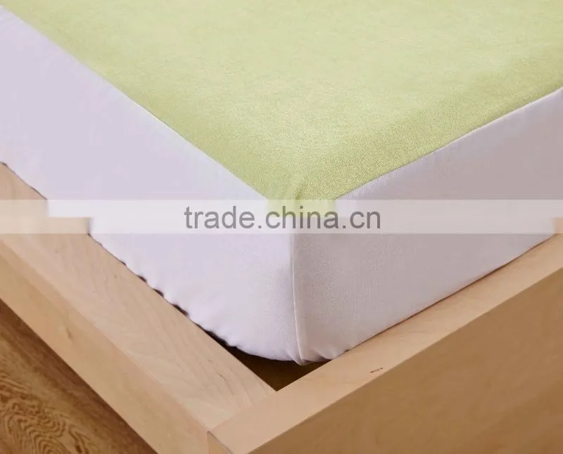 Green Cotton Terry Cal king Queen or Full Mattress Protector