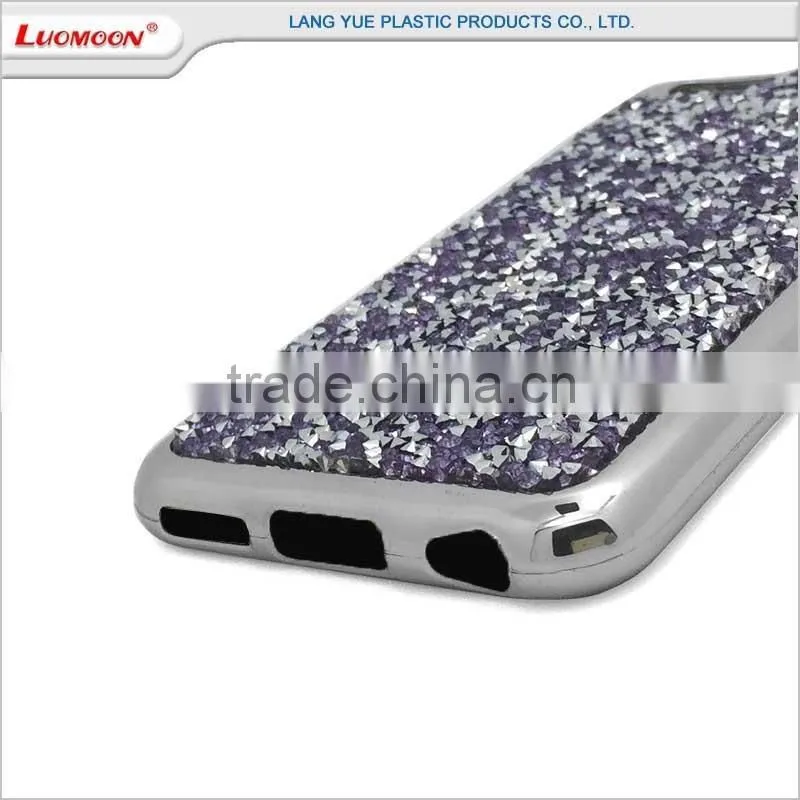 with floating diamond tpu back cover phone case for oppo f1 a35 a35t r827 r9
