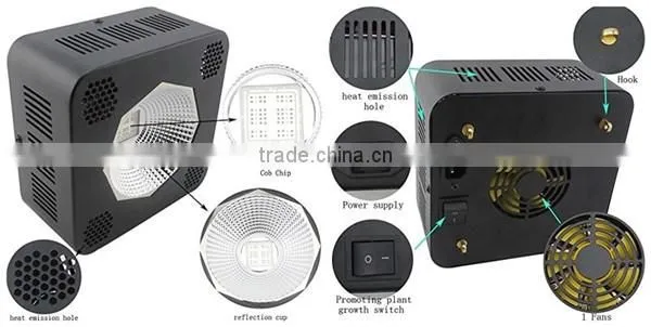 Wholesale grow lights cheap led light 75w 100w led full spectrum veg/bloom light