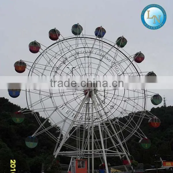 Outdoor China manufacture LED decorated 30M Giant Ferris Wheel