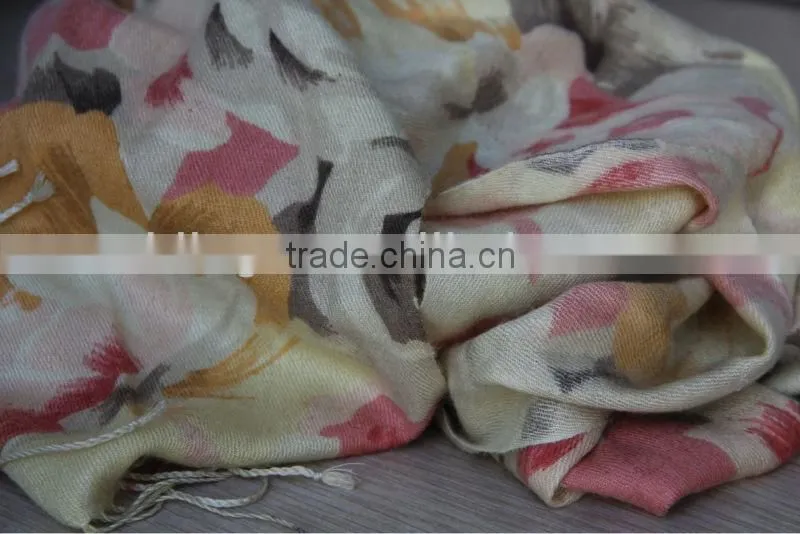 100%wool digital printed scarf scarves shawl