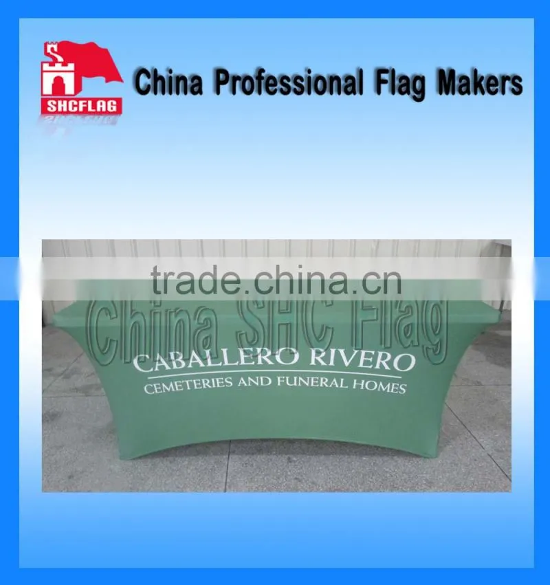 Customized design printed promotion event show 6ft/8ft table covers