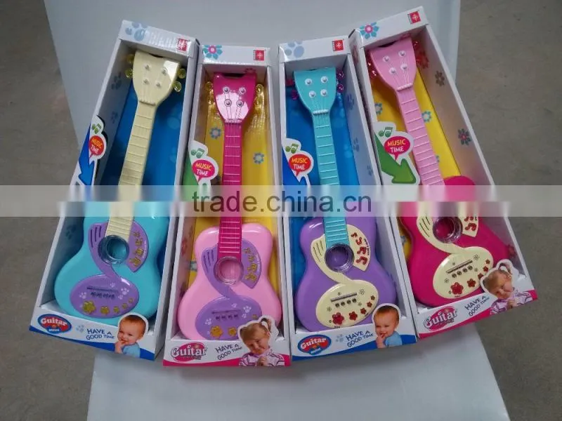 Musical instrument guitar toys cartoon intelligence guitar with light.nice gift for kids.