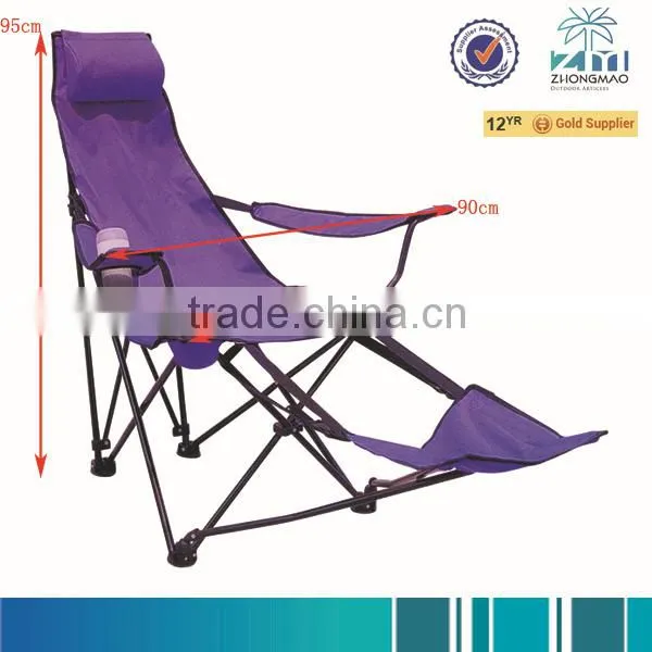 Camping chair with foot rest