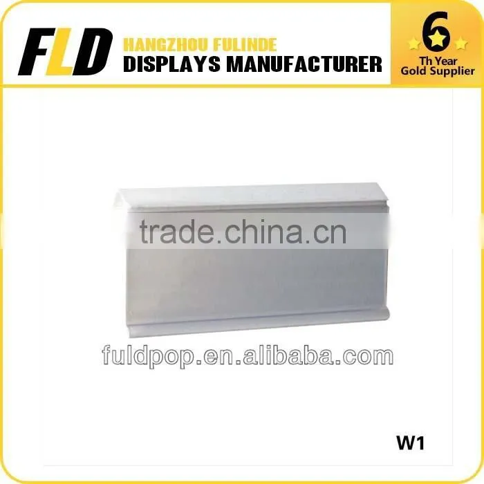 High quality custom acrylic supermarket shelf talker strip holder