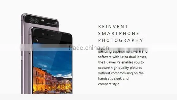 Original Huawei P9 5.2" Fingerprint MobilePhone Hisilicon Kirin955 Octa Core 3GB/4GB RAM 32GB/64GB ROM EMUI 4.1 12.0MP 1920*1080
